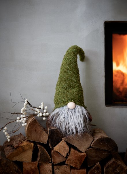 Christmas elf ODIN W12xL17xH56cm green