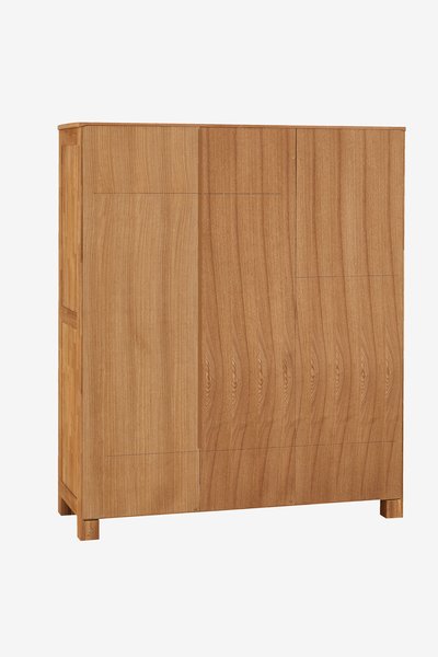 Armadio OLDE 168x200 cm 3 ante 2 cassetti rovere