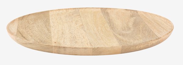 Ozdobný podnos GERNER Ø30 cm dřevo