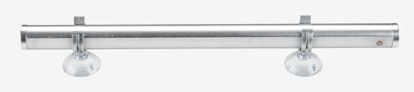 Lampa na líčenie s LED KALIX D29 cm strieborná