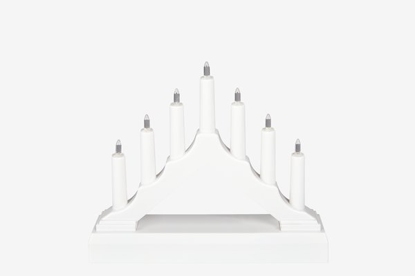 Candelabro ad arco EPIDOT H13 cm con 7 LED ass.