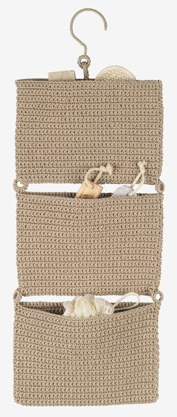 Hängande förvaring STOBY B29×H78cm beige