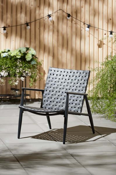 Lounge chair EDDERUP black