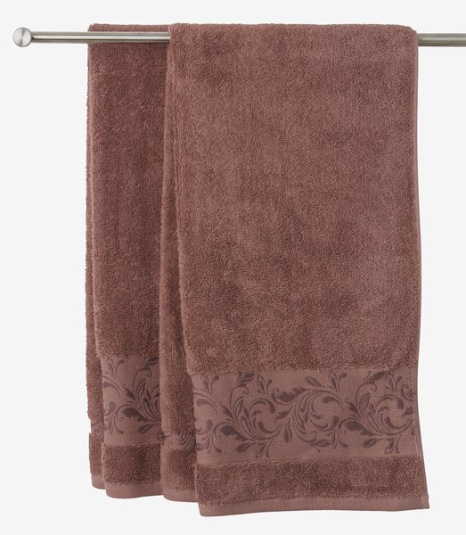 Asciugamano da bagno MALPASO 70x140 cm prugna KRONBORG