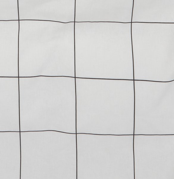 Completo lenzuola CRISTA 160x240 cm bianco/nero