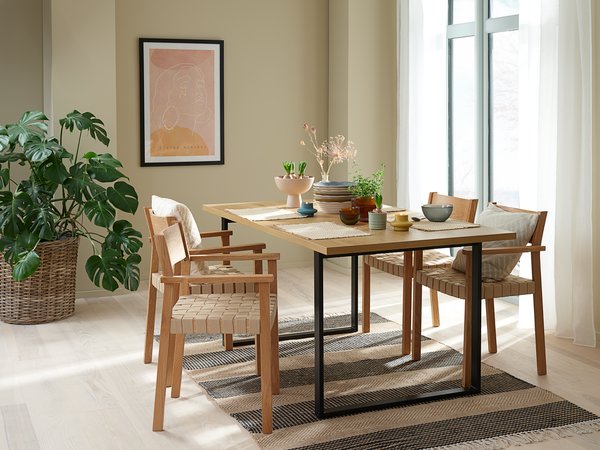 Dining chair VADEHAVET oak