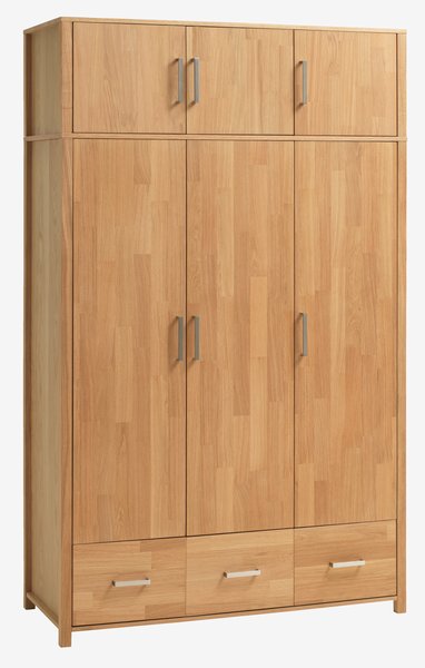 Meuble haut HUGGET 139x43 chêne