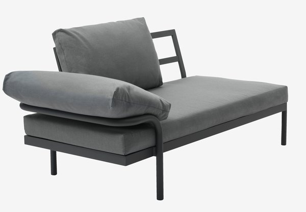 Banquette-lit convertible ODDESUND gris