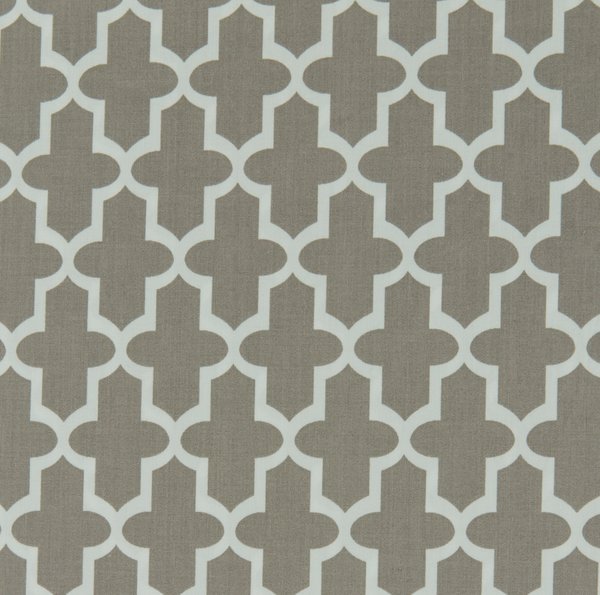 Parure de lit Percale DINA 140x200 gris/menthe