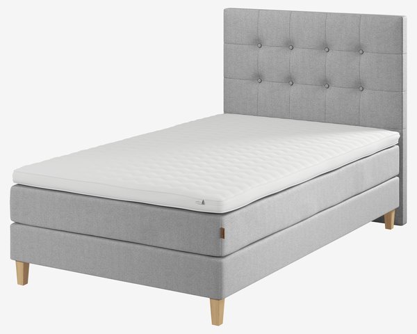 Tête de lit 140x122cm NISA H70 gris-27 DREAMZONE