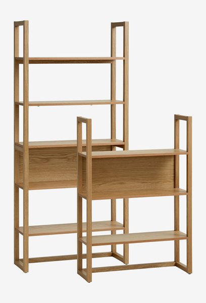 Shelving unit RY 3 shelves oak