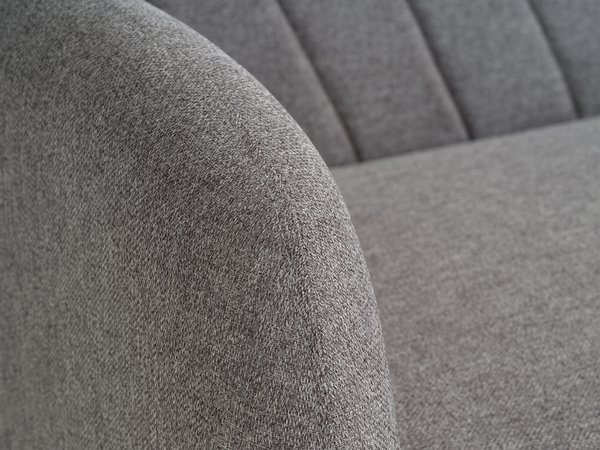 Sofa bed PARADIS light grey fabric/oak colour