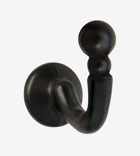 Tie-back hook PALMA pack of 2 black