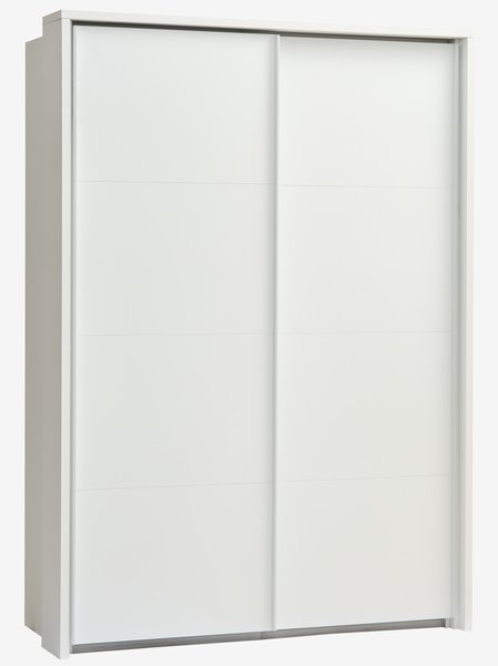 Armoire SALTOV 150 cadre + lot d'accessoires blanc