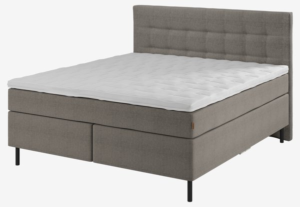 Kontinentalseng 180x200cm REIPA GC110 grå-21 LATEX