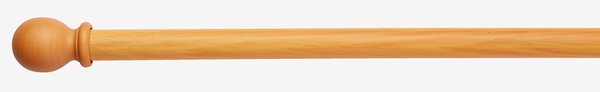 Curtain pole wood 300cm 28mm pine