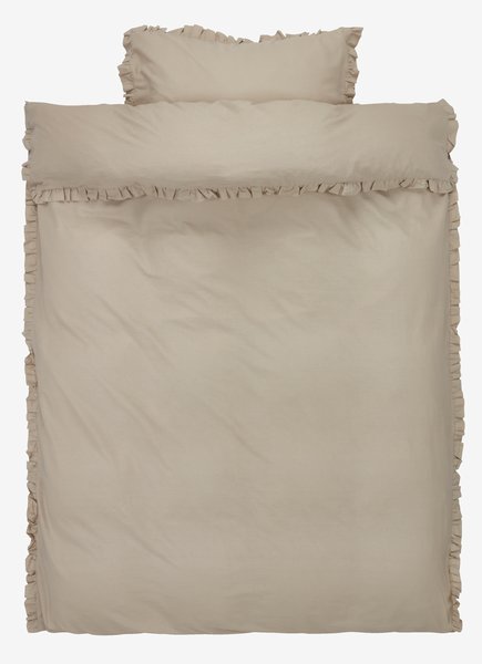 Bettwäsche ELMA Washed Cotton 140x200 sand