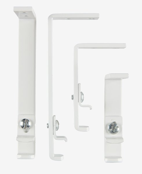 Soporte para riel de cortina FIXI 6cm blanco