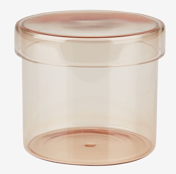 Boîte de rangement en verre GRUMS Ø10xH8cm