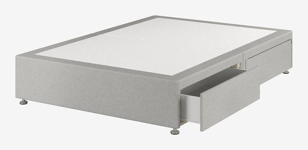 Divan base GOLD D10 4 Drawer Small double Grey-49