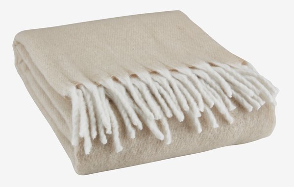 Throw TUSENFRYD 130x180 beige