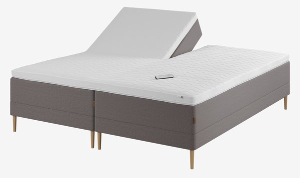 Regulerbar seng 180x210 KUPELVA GE50 grå-21 comfort+