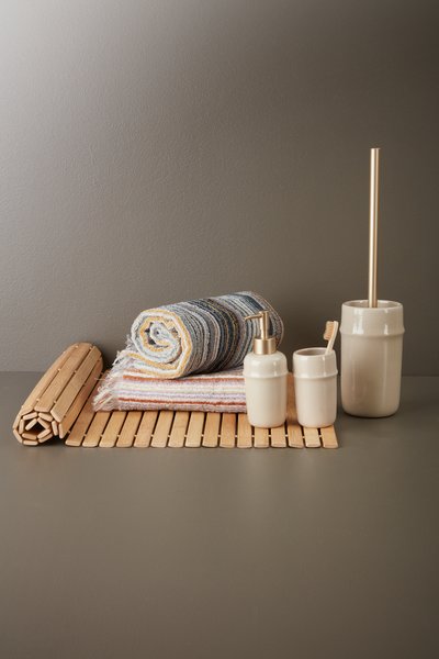 Bath mat MARIEBERG 50x80 bamboo KRONBORG