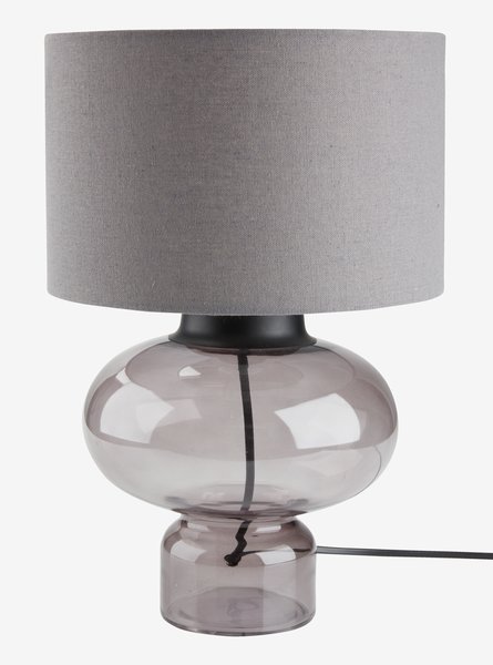 Lampe de table EDMUND Ø25xH35cm gris