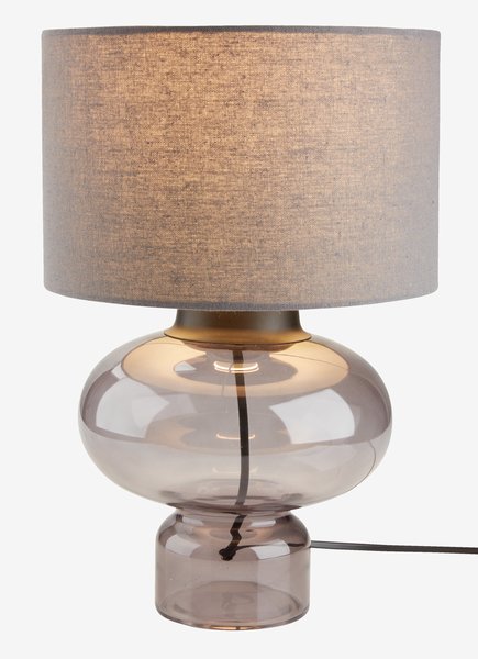 Bordlampe EDMUND Ø25xH35cm grå
