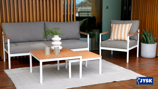 Lounge-Set ODDESUND 5 Personen weiss