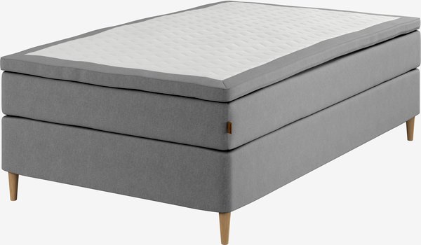 Boxspring 120x200cm GOLD C75 latex grijs-23