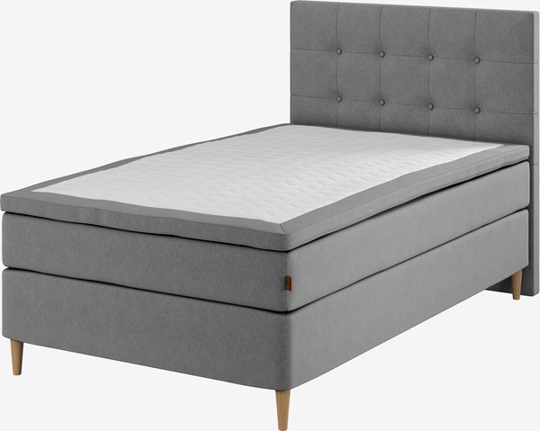 Kontinentalseng 120x200cm HEMLA GC75 grå-23 LATEX