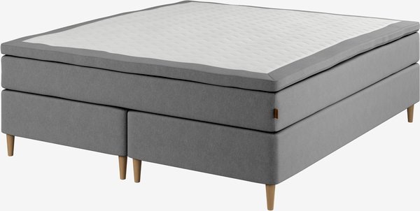 Boxspring 150x200 GOLD C75 latex grijs-23