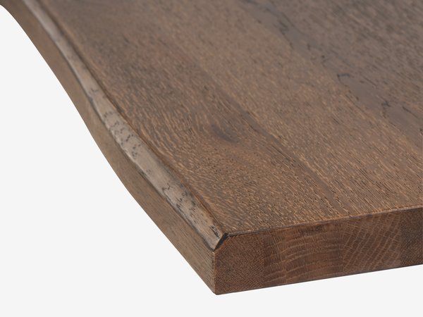 SANDBY Tavolo L210 cm rovere scuro + 4 SOTTRUP beige/nero