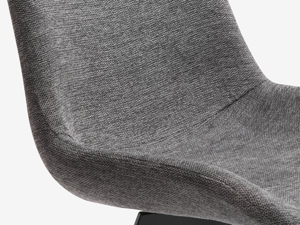 Sedia HYGUM girevole grigio/nero
