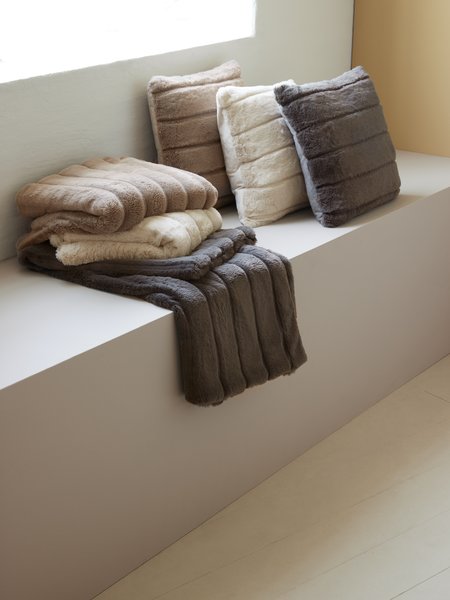 Coussin STAVKLOKKE 45x45 beige