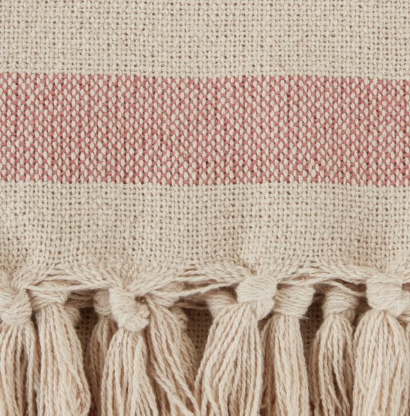 Throw AMASONLILJE 130x170 rose/beige