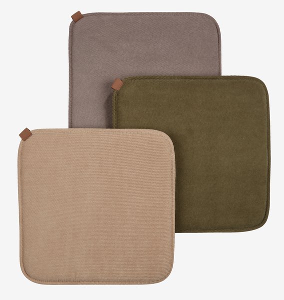 Seat pad LOMME 38x38x2 beige