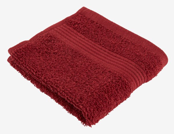 Face cloth KARLSTAD 28x30 burgundy