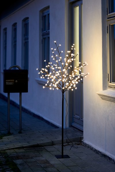 Árbol luminoso LED HLIN A150cm 200 LEDs y temporizador