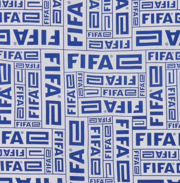 Дитячий комплект білизни FIFA 140х200см білий/синій