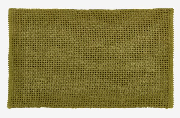 Alfombrilla de baño NOLVIK 50x80cm verde manzana