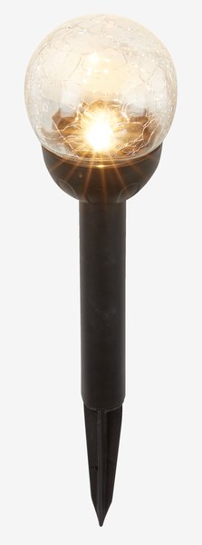 Solcellelampe SVARTAND Ø8xH35cm svart