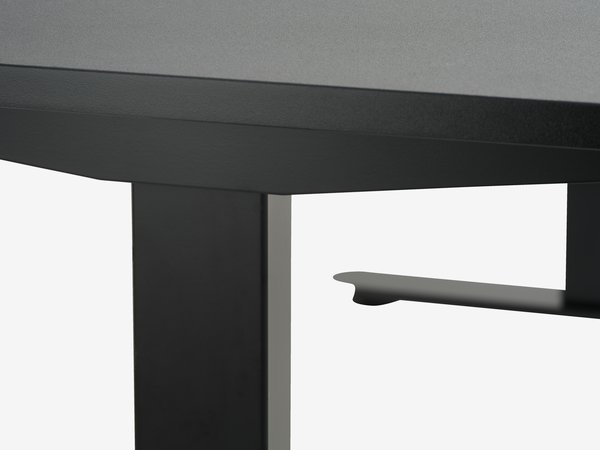 Höhenverstellbarer Schreibtisch SVANEKE 70x140 schwarz