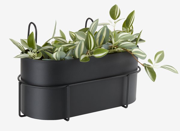 Balcony planter UGLE W23xL37xH22 black