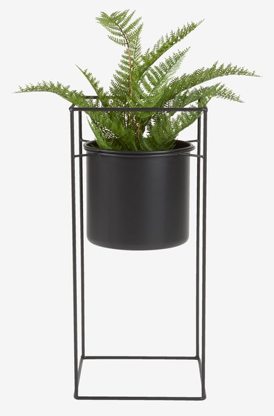 Garden planter MIDSOMMER D21xH55 black