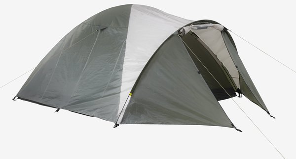 Палатка LAMMEFJORD с 4 места цвят маслина/сиво
