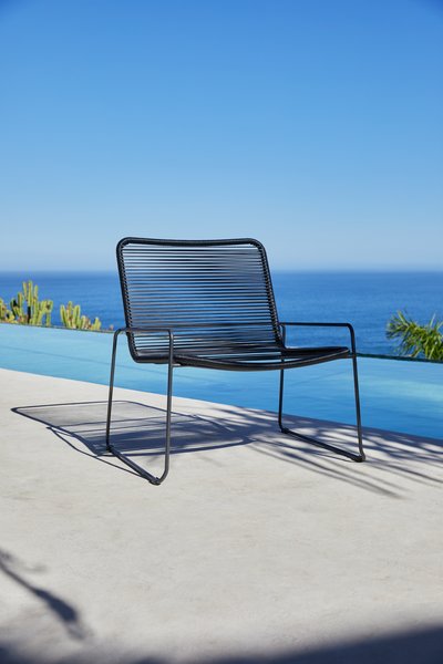 Lounge chair BANDSBJERG black