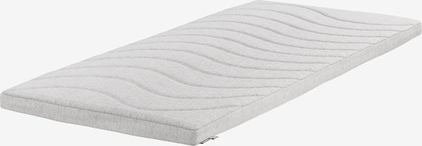 Surmatelas 90x210 GOLD T65 gris clair