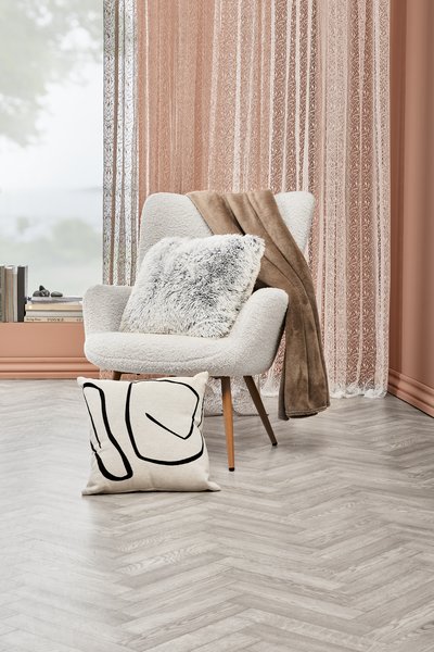 Dekoschal LURO 1x140x300 Netz beige